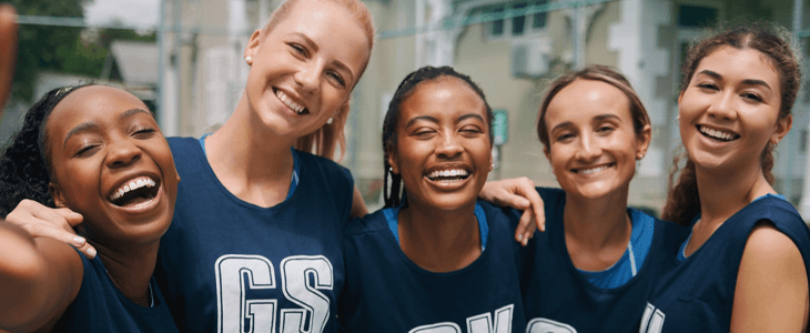 a group of student athletes