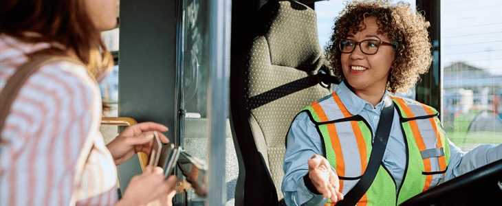 a charter bus driver